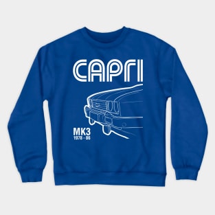 Retro 1978 - 1986 Capri MK3 T-Shirt Design Crewneck Sweatshirt